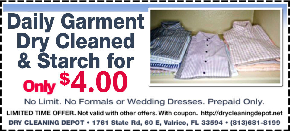 Dry Clean Depot Coupon