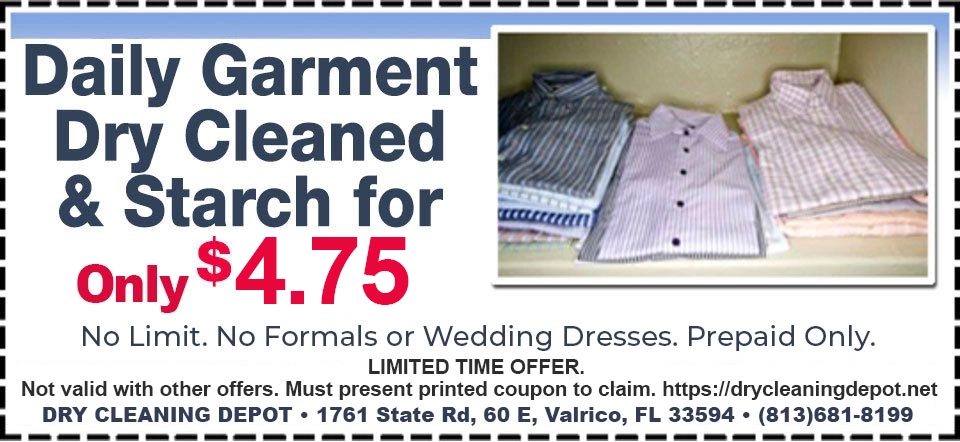 Dry Clean Depot Coupon